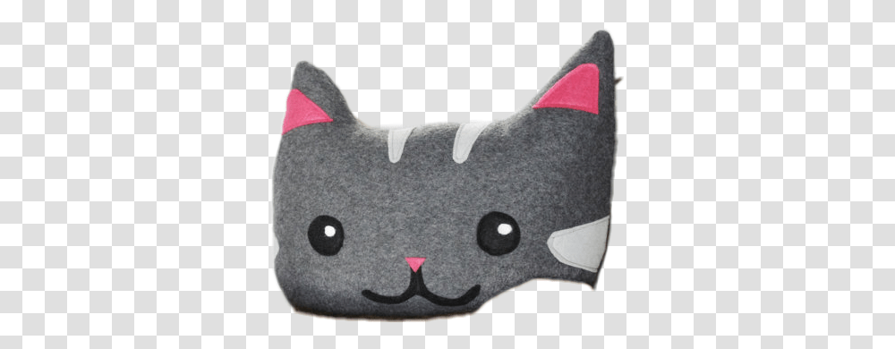 Almohada Cat Gato Black Cat, Pillow, Cushion, Plush, Toy Transparent Png