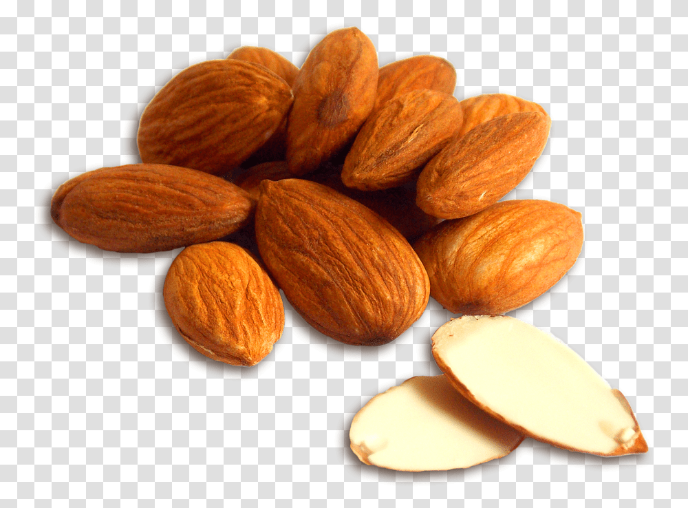 Almond Badam Nutrition Energy Healthy Cholesterol Almond, Plant, Vegetable, Food, Fungus Transparent Png