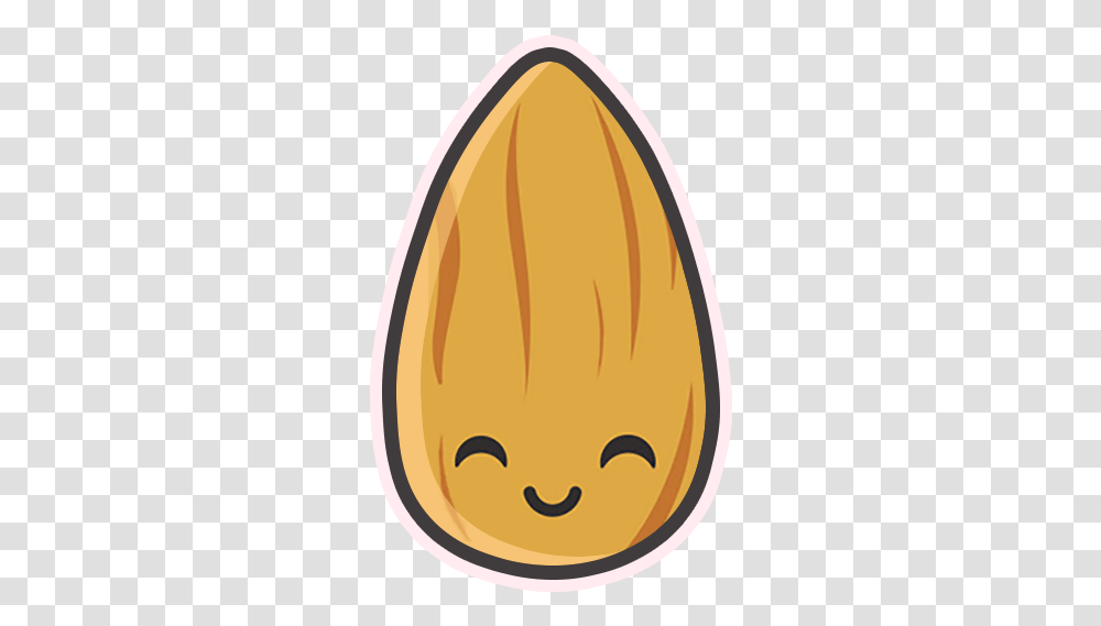 Almond Cartoon, Plant, Food, Vegetable, Produce Transparent Png