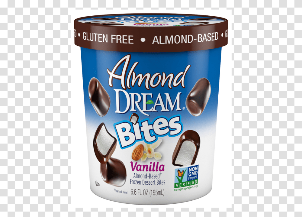 Almond Dream Bites, Dessert, Food, Cream, Chocolate Transparent Png