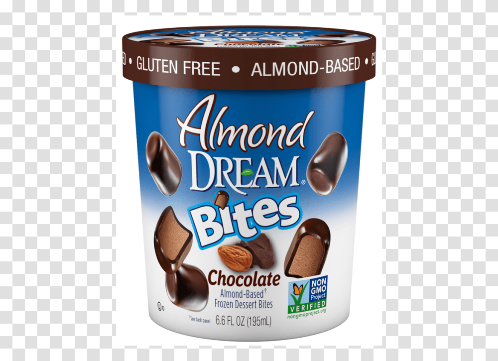 Almond Dream Chocolate Bites, Dessert, Food, Cream, Fudge Transparent Png