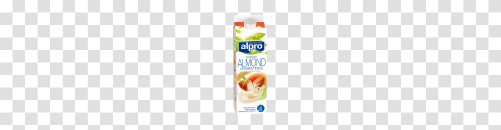 Almond Drink Roasted Unsweetened Chilled Alpro, Food, Bowl, Beverage, Mayonnaise Transparent Png