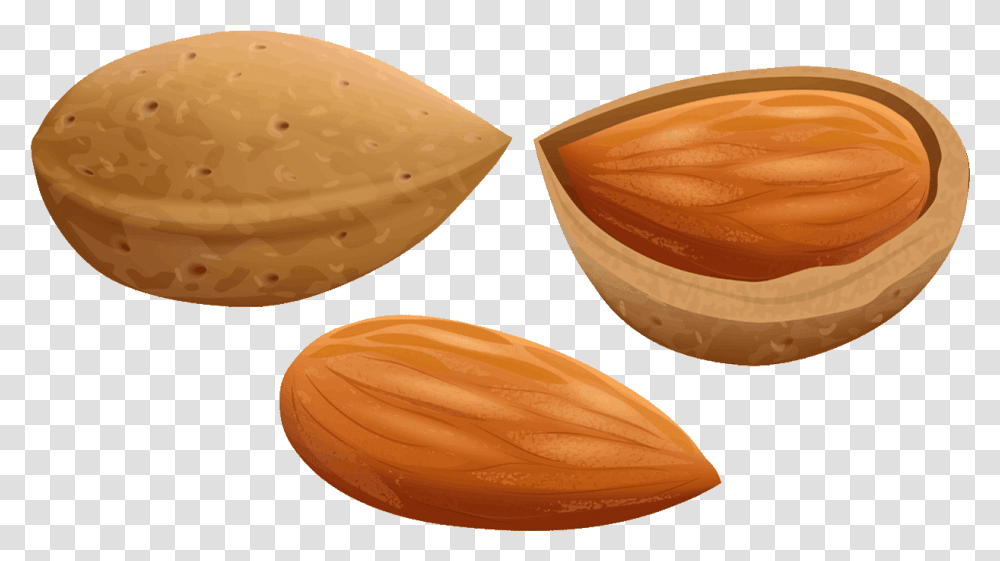 Almond Free To Almonds Clipart, Plant, Vegetable, Food, Nut Transparent Png