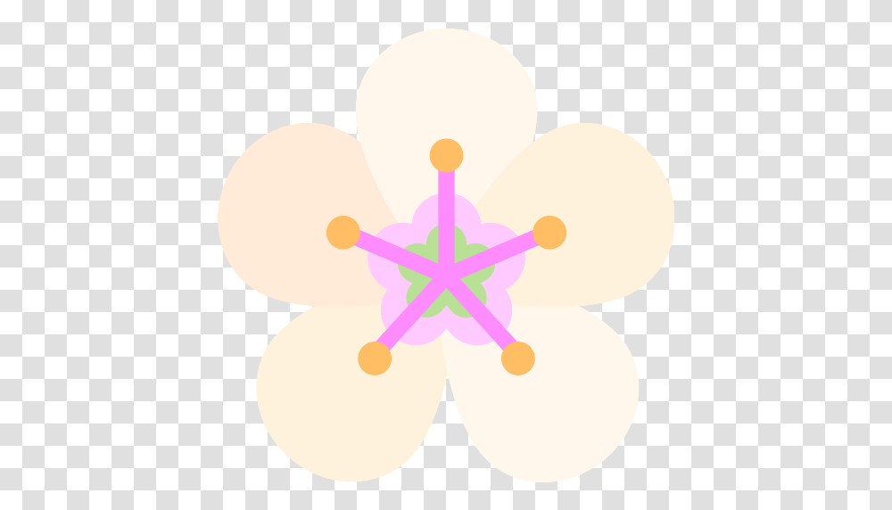 Almond Icon Dot, Plant, Balloon, Snowflake, Pollen Transparent Png