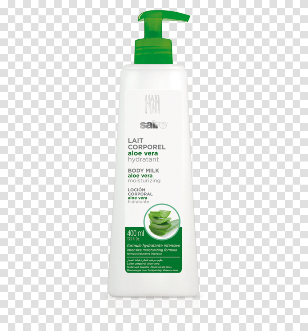 Aloe Vera Body Milk 400 Ml Label, Bottle, Lotion, Cosmetics, Refrigerator Transparent Png