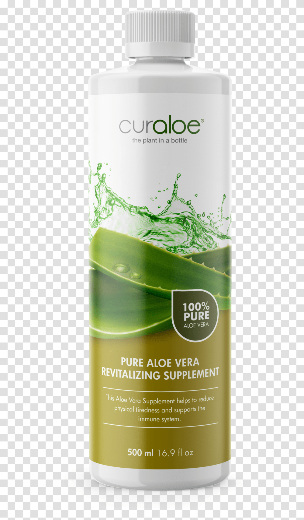 Aloe Vera Juice Curacao, Green, Plant, Bottle, Beverage Transparent Png