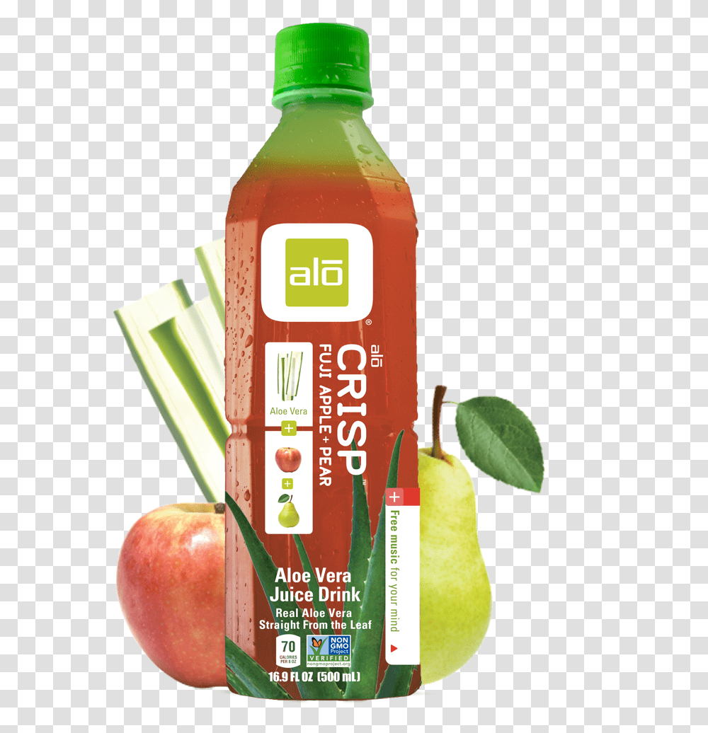 Aloe Vera Juice With Apples, Beverage, Drink, Plant, Fruit Transparent Png