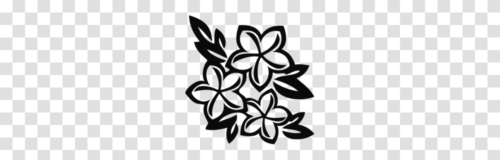 Aloha Black And White Clipart, Tree, Plant Transparent Png