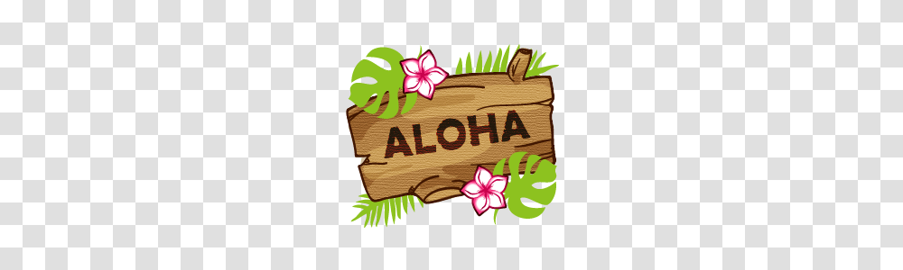 Aloha Hawaiian Tropical Sticker Line Line Store, Label, Plant Transparent Png