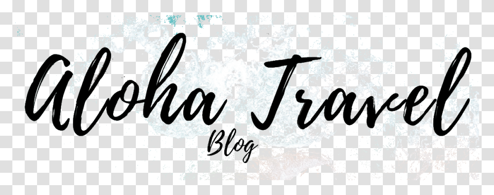 Aloha Travel Blog Calligraphy, Handwriting, Bicycle, Vehicle Transparent Png