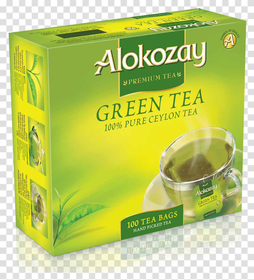 Alokozay Green Tea 100 Bags, Vase, Jar, Pottery, Plant Transparent Png