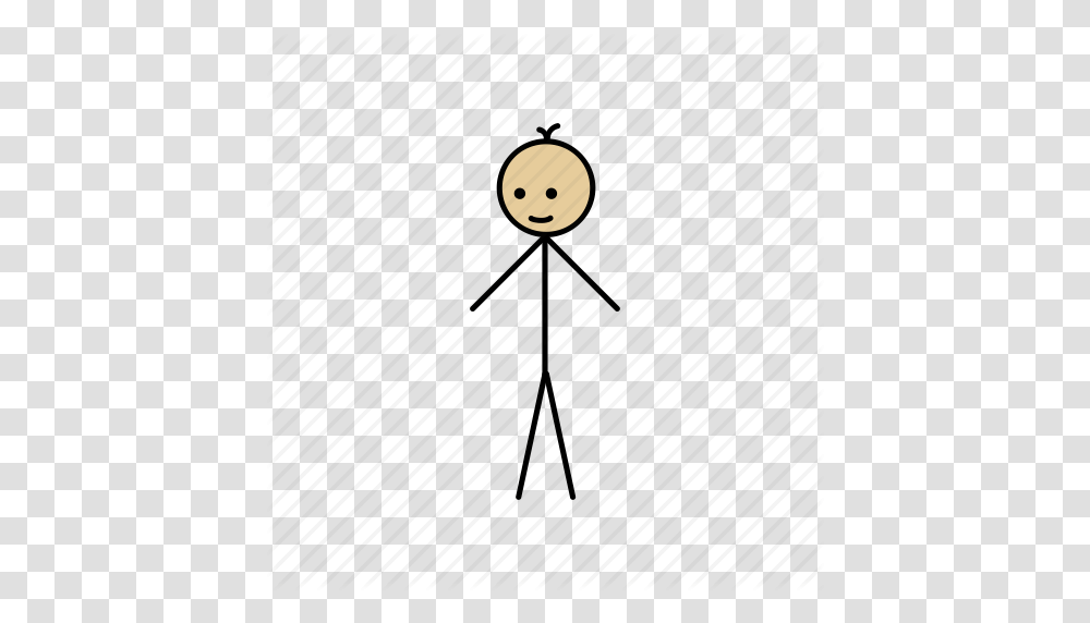 Alone Boy Happy Human Stick Stickman Icon, Sphere, Plot Transparent Png