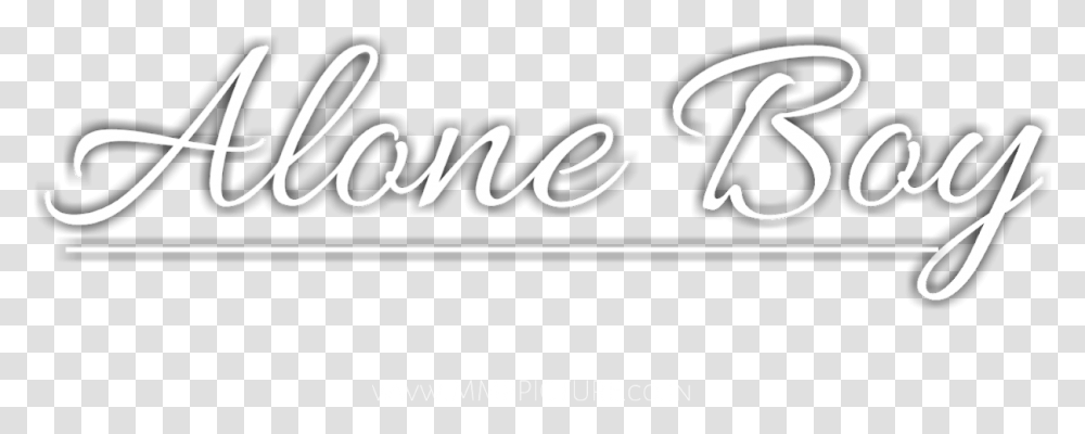 Alone Boy Text Calligraphy, Handwriting, Label, Dynamite, Bomb Transparent Png