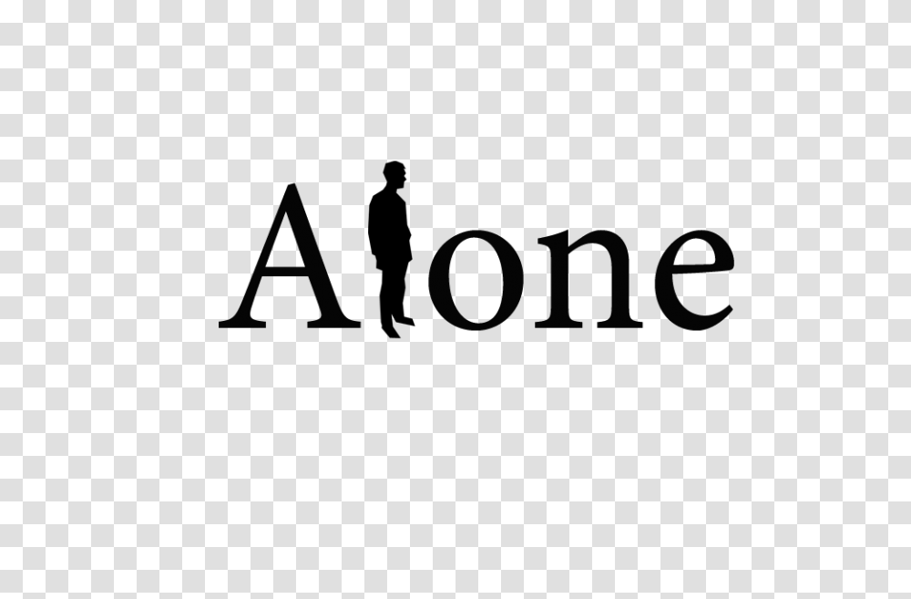 Alone Image, Stencil, Silhouette, Tool Transparent Png