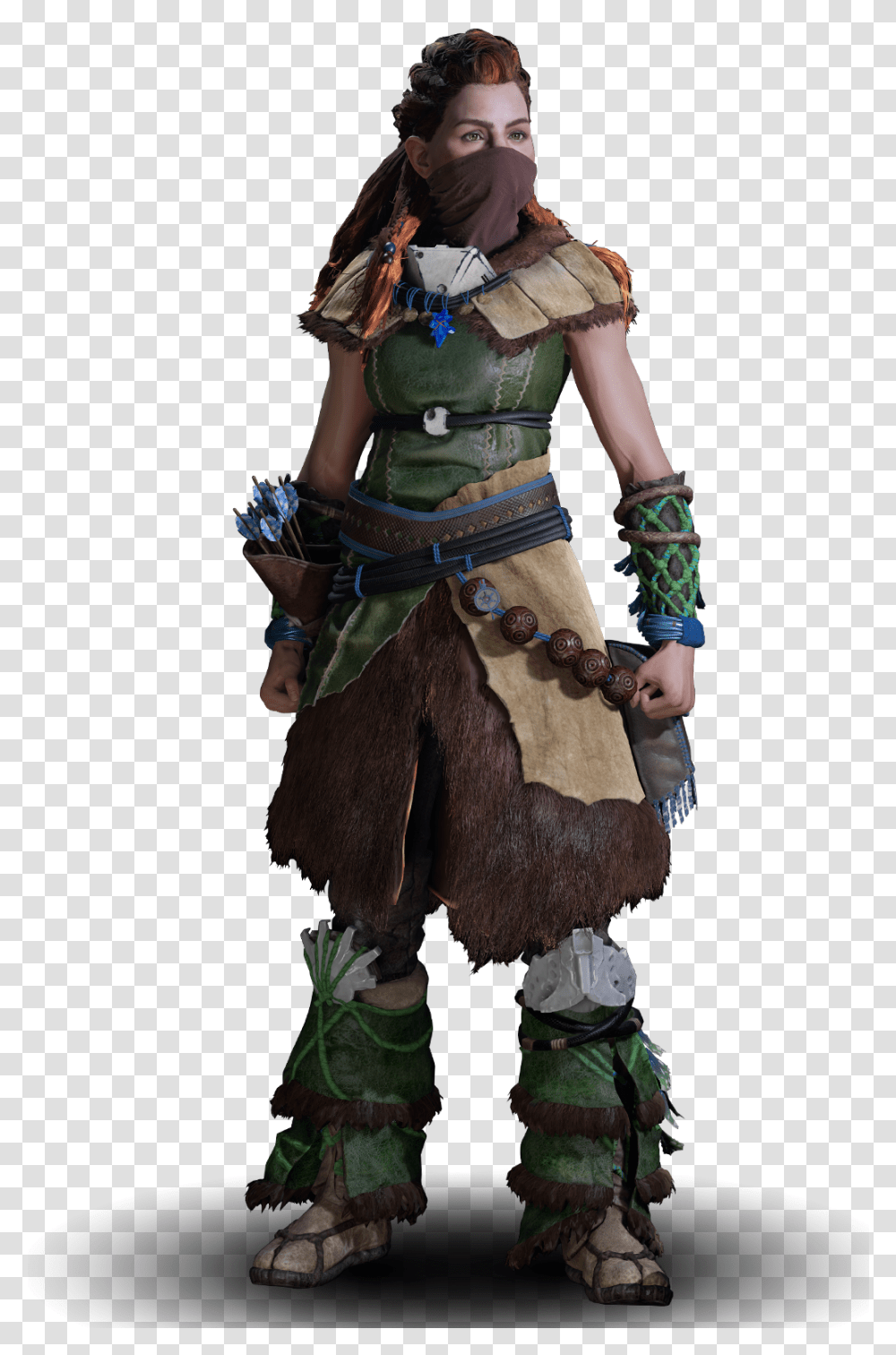 Aloy Horizon Zero Dawn Silent Hunter Armor, Costume, Person, Human Transparent Png