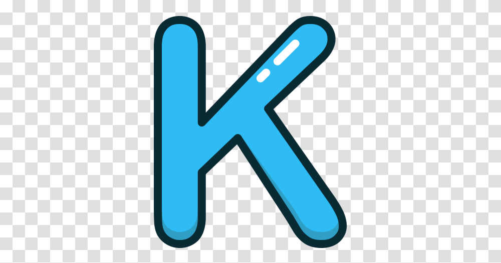 Alpabet Blue K Letter Letters Icon Letter K Blue, Alphabet, Text, Word, Logo Transparent Png