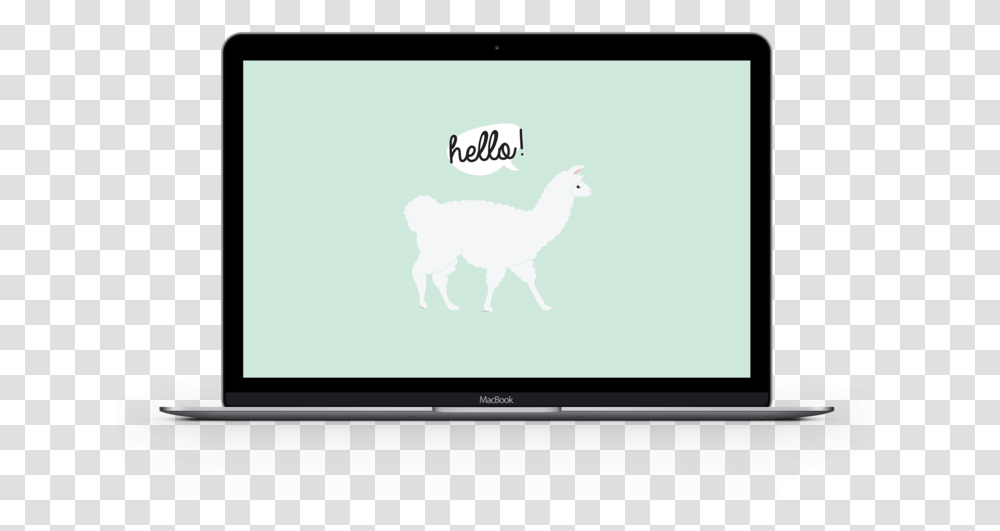 Alpaca Laptop Llama, Electronics, Monitor, Screen, Display Transparent Png