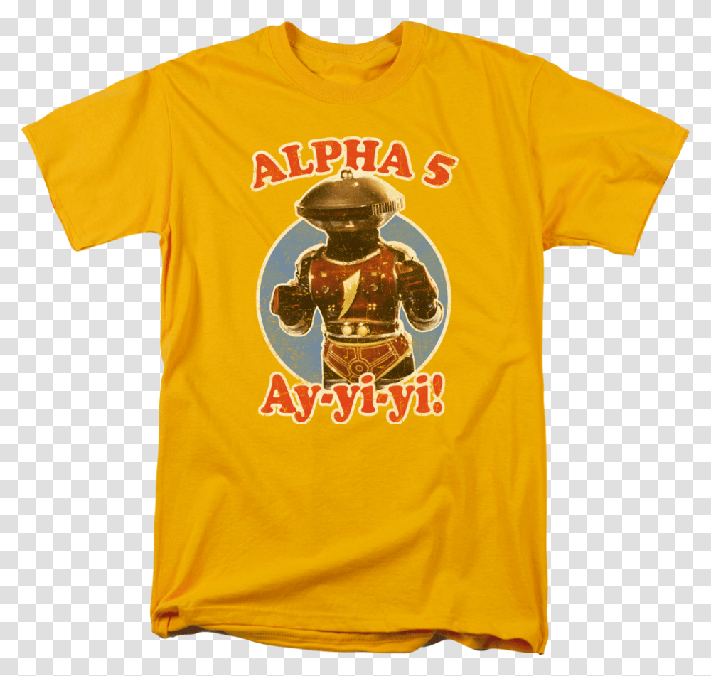 Alpha 5 Mighty Morphin Power Rangers T Shirt Miami Miracle T Shirt, Food, T-Shirt, Sweets Transparent Png