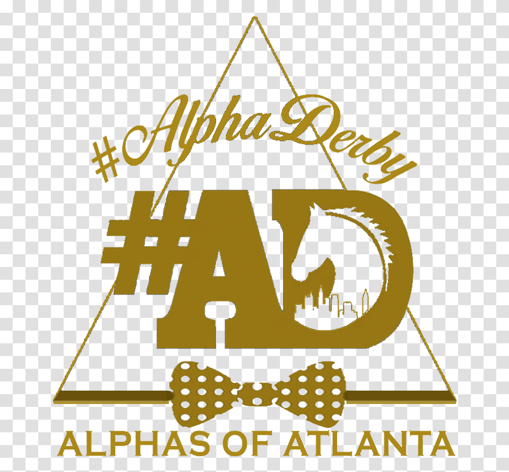 Alpha Derby Logo Flat Gold 2017 1 Anagha, Label, Alphabet, Advertisement Transparent Png