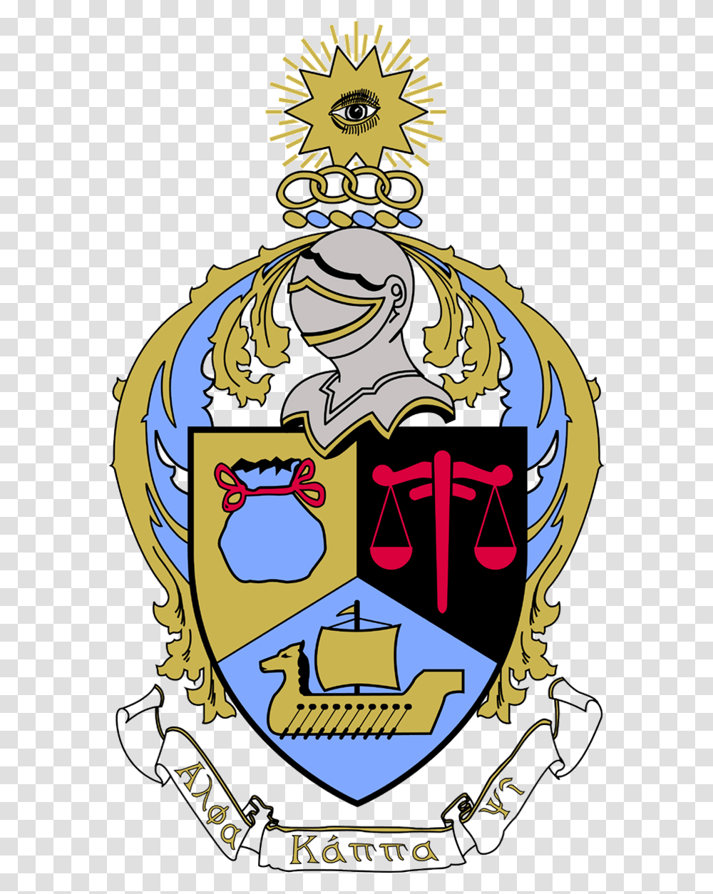 Alpha Kappa Psi Crest, Logo, Trademark, Armor Transparent Png