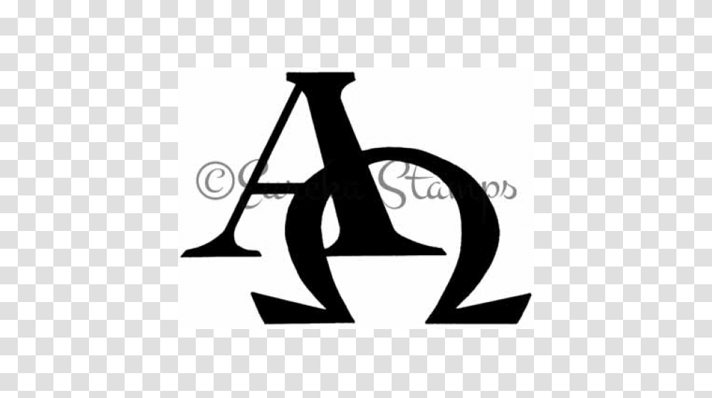 Alpha Omega Symbol Stamp, Scissors, Blade, Weapon, Weaponry Transparent Png