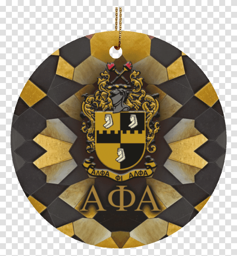 Alpha Phi Alpha Circle Ornament Alpha Phi Alpha Christmas, Armor, Rug, Emblem Transparent Png