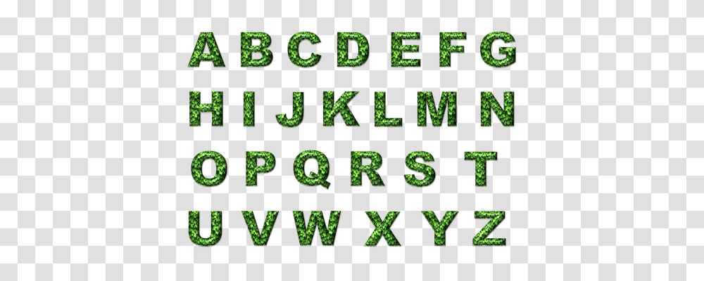 Alphabet Text, Green, Emerald Transparent Png