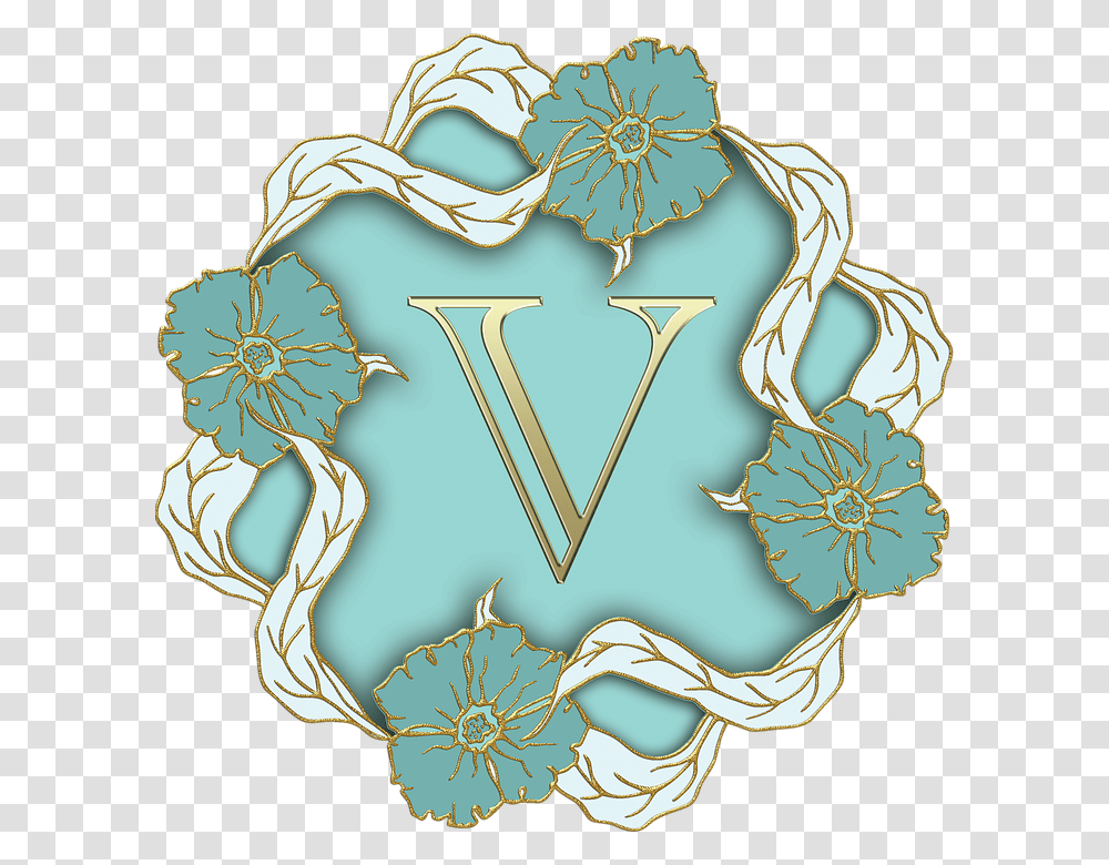 Alphabet 960, Ornament, Pattern, Embroidery, Fractal Transparent Png