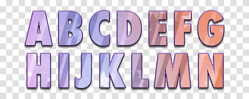 Alphabet Education, Purple, Number Transparent Png