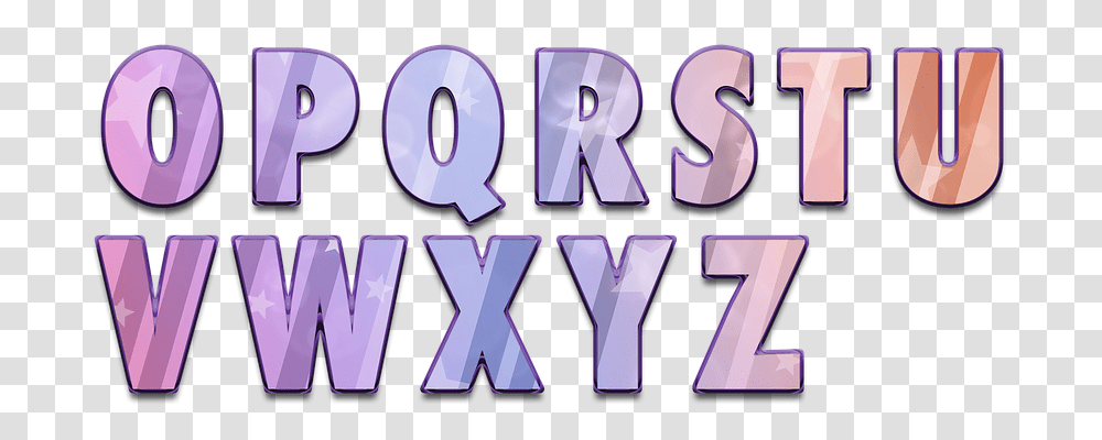 Alphabet Education, Purple, Label Transparent Png