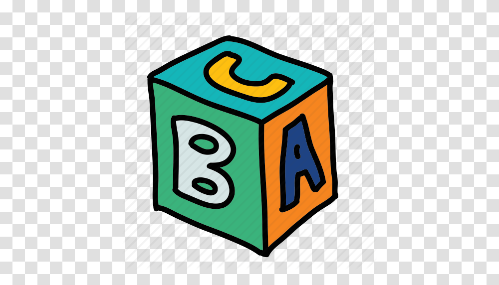 Alphabet Baby Block Child Game Square Toy Icon, Paper Transparent Png
