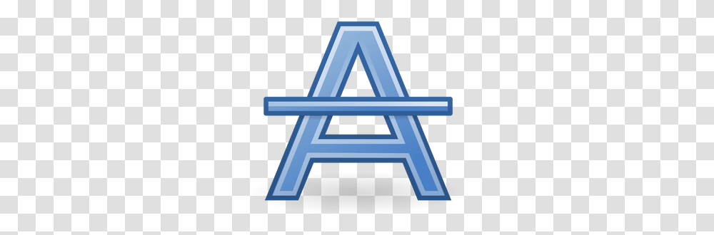 Alphabet Block Letter Clipart, Cross, Triangle Transparent Png