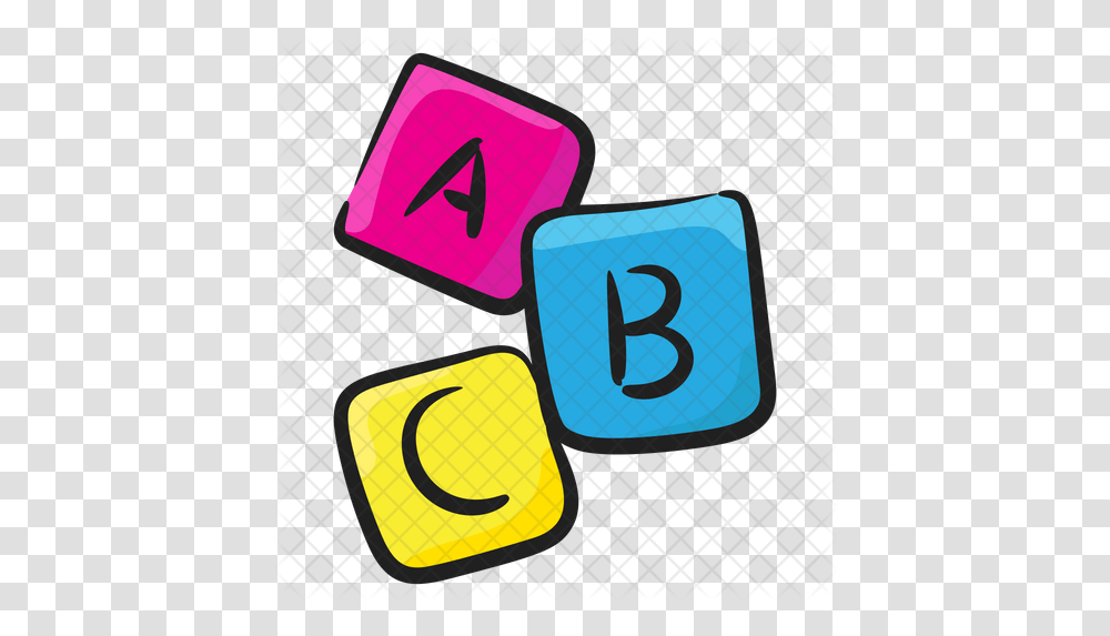 Alphabet Blocks Icon Celebration Park, Number, Symbol, Text, Dice Transparent Png