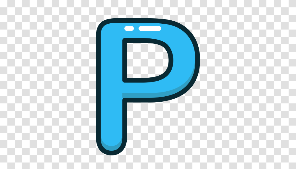 Alphabet Blue Letter Letters P Icon, Number, Word Transparent Png