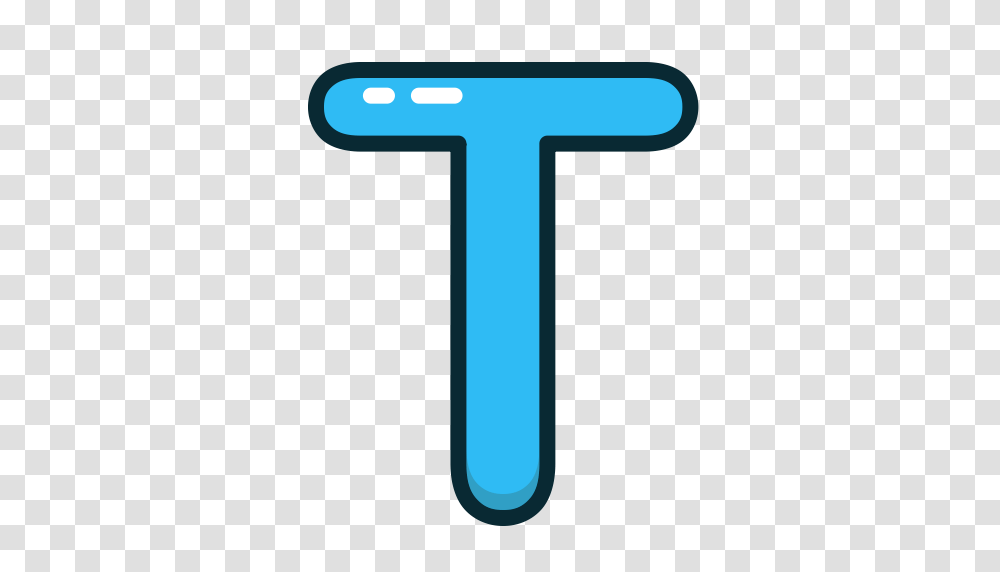 Alphabet Blue Letter Letters T Icon, Word, Number Transparent Png