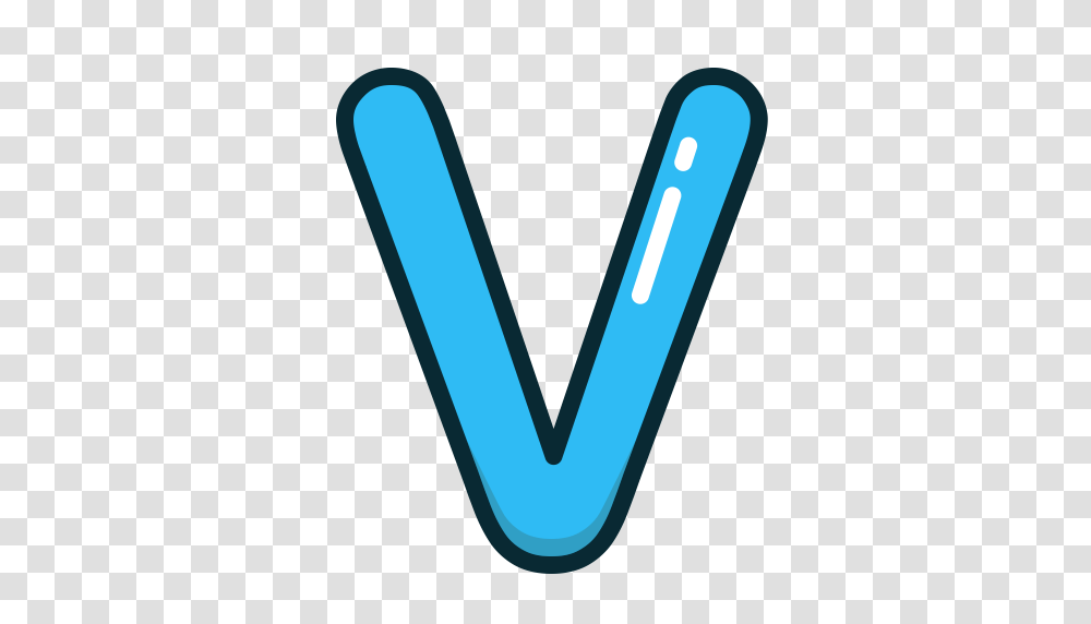 Alphabet Blue Letter Letters V Icon, Word, Mobile Phone, Electronics Transparent Png