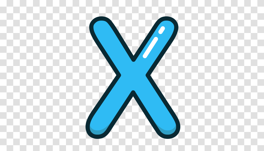 Alphabet Blue Letter Letters X Icon, Logo, Trademark Transparent Png