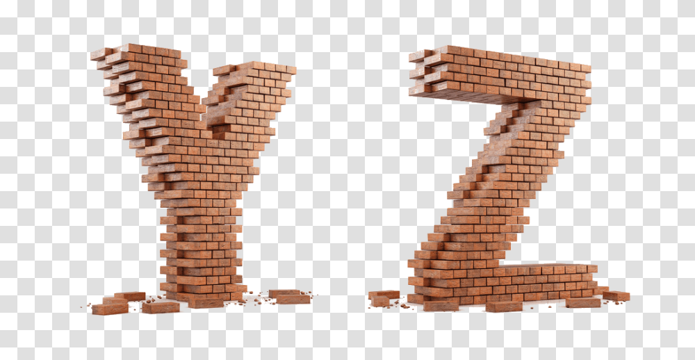 Alphabet, Brick, Staircase, Wood Transparent Png