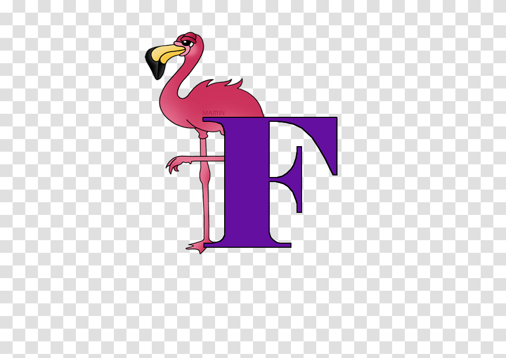 Alphabet Clip Art, Flamingo, Bird, Animal Transparent Png