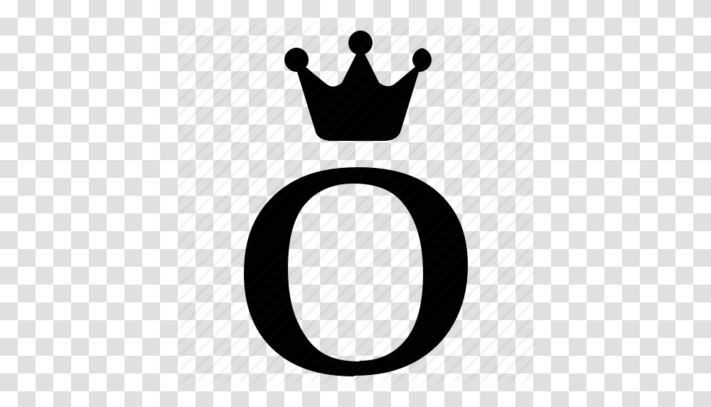 Alphabet Crown English Letter O Royal Icon, Pottery, Silhouette, Teapot, Stencil Transparent Png