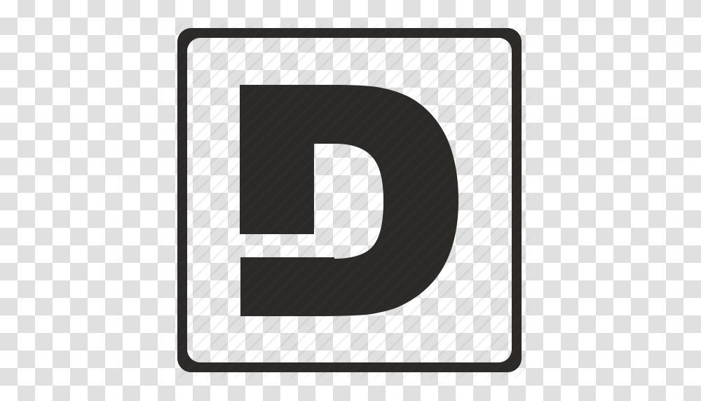 Alphabet D Latin Letter Modern Icon, Number, Tape Transparent Png