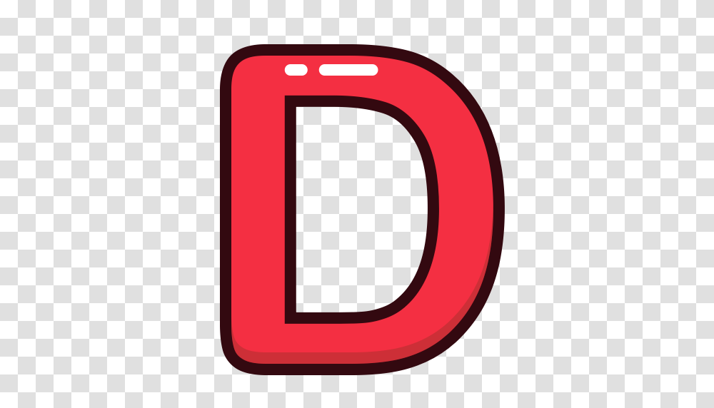 Alphabet D Letter Letters Red Icon, Number, Electronics Transparent Png