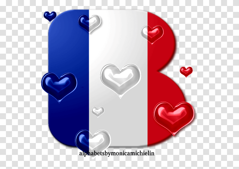 Alphabet Flag Of France And Icons Drapeau D Alphabet Alfabeto Bandeira Italia, Heart, Armor Transparent Png