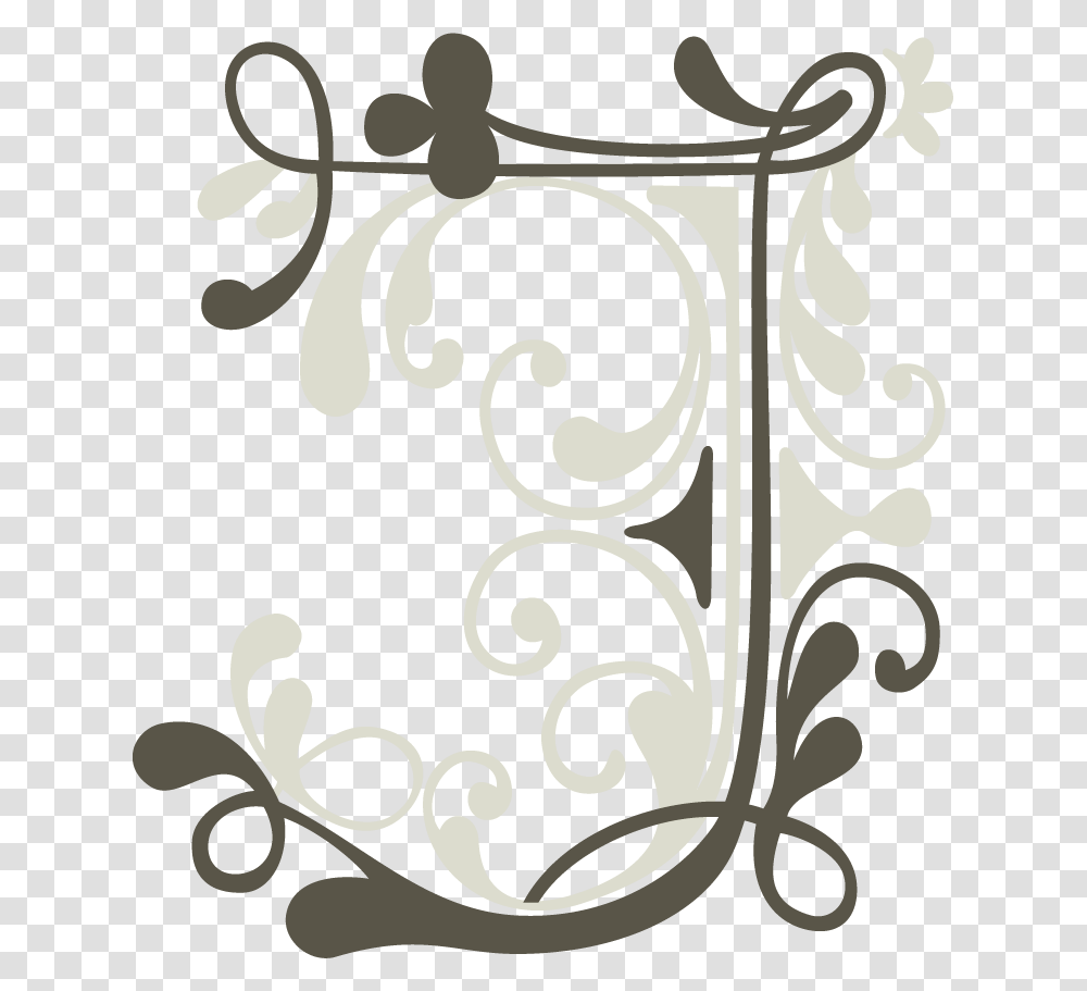 Alphabet, Floral Design, Pattern Transparent Png