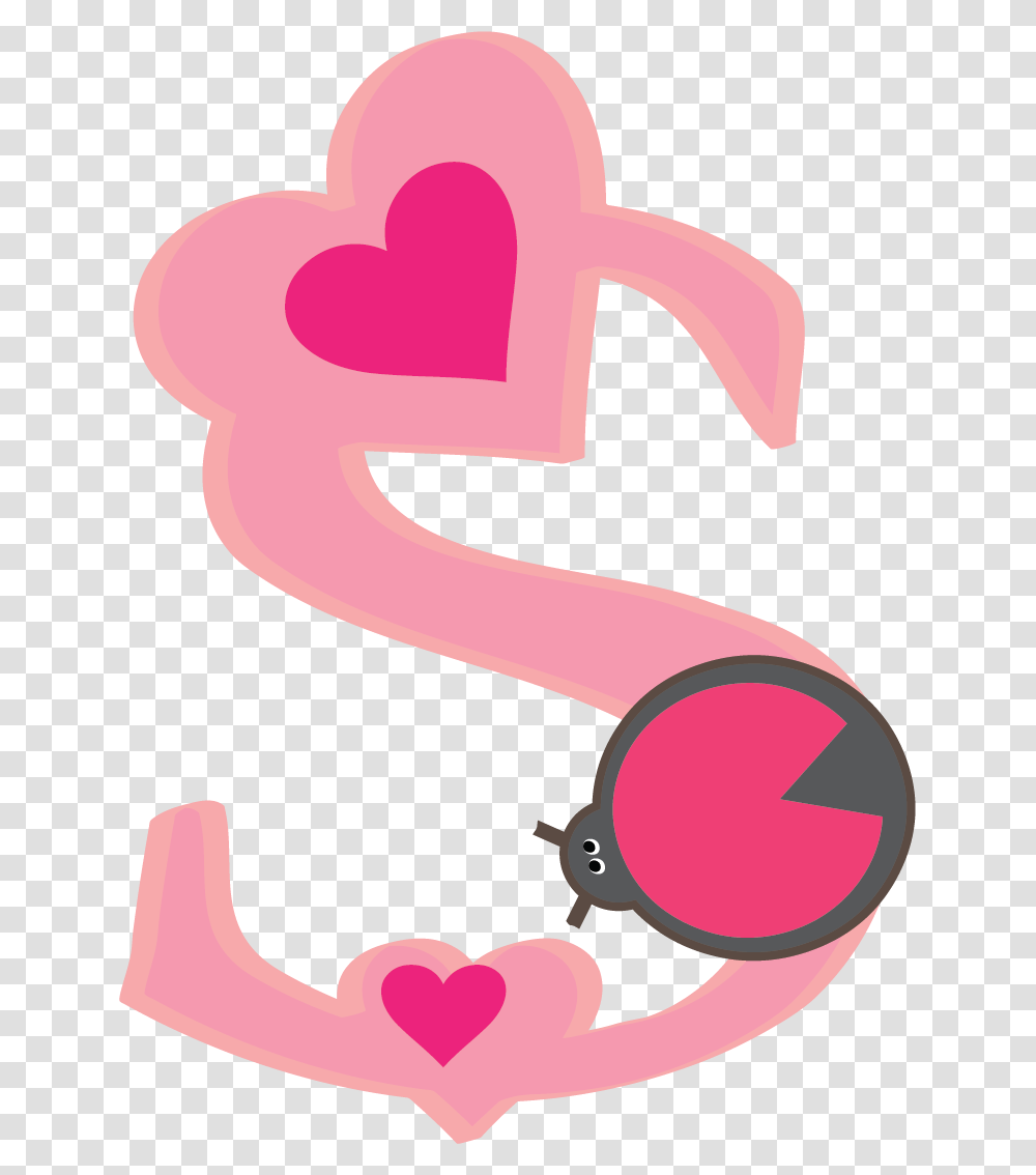 Alphabet, Heart, Purple, Flamingo Transparent Png