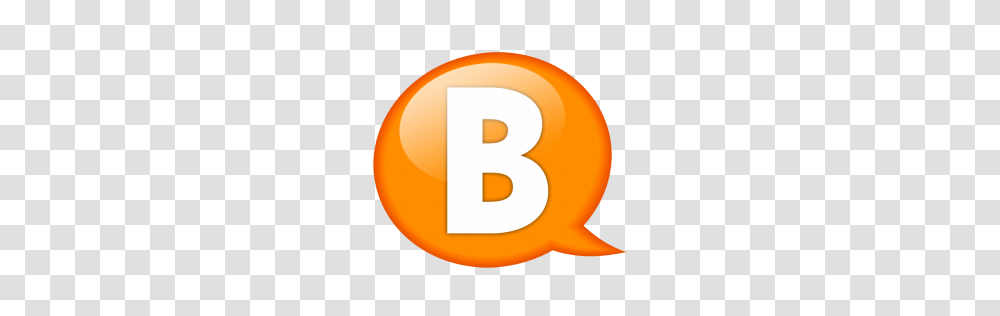 Alphabet Letter B Icon Free Of Speech Balloon Orange Icons, Number, Plant Transparent Png