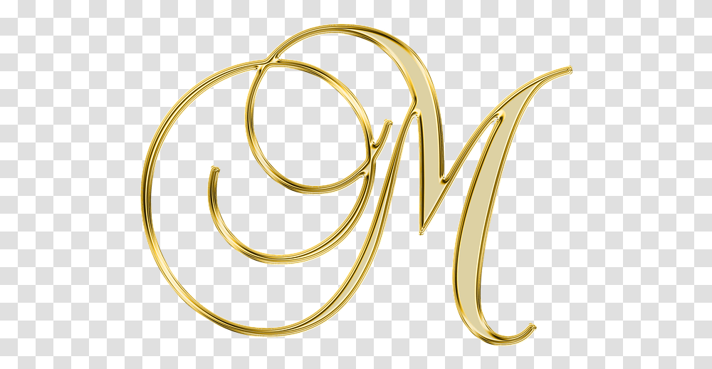 Alphabet Letter Initial Free Image On Pixabay Letter M In Gold, Text, Accessories, Accessory, Jewelry Transparent Png