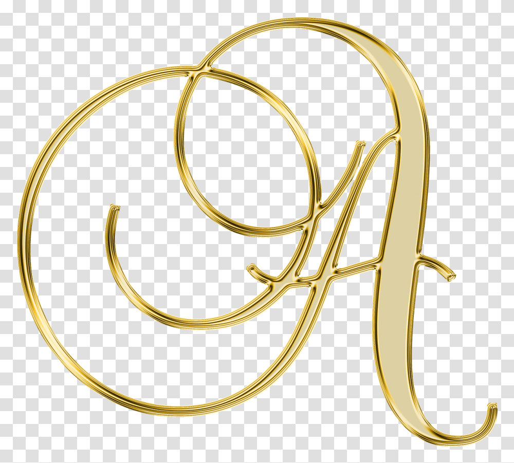 Alphabet Letter Initial N, Whip, Gold, Knot Transparent Png
