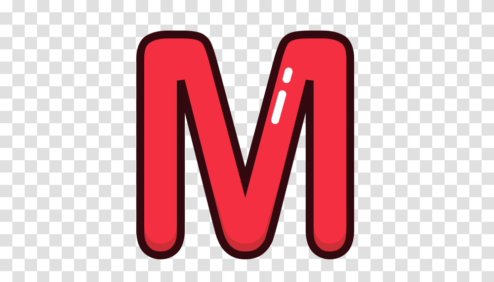 Alphabet Letter Letters M Red Icon, Word, Heart Transparent Png