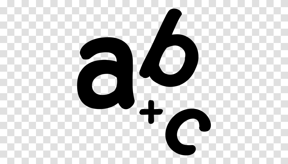 Alphabet Letters A B And C Icon, Gray, World Of Warcraft Transparent Png